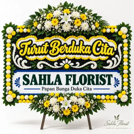 Papan Bunga Duka Blok M